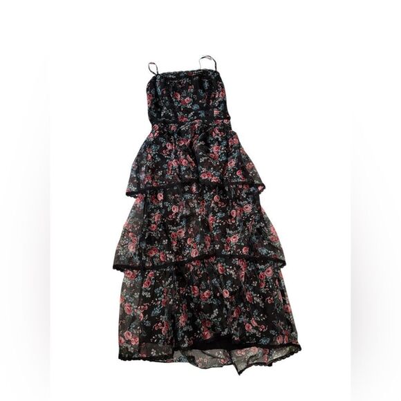 Lulus Kimbra Floral Midi Dress - Picture 3 of 4